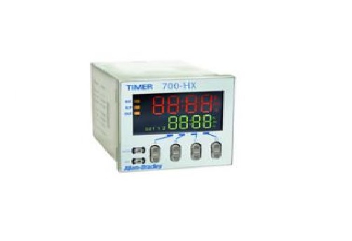 Allen Bradley 700-HX Series DIN Rail Timer Relay, 2-Contact, 100 to 240 V ac 100V ac, 240 V ac, 0.05 s to 300 h,