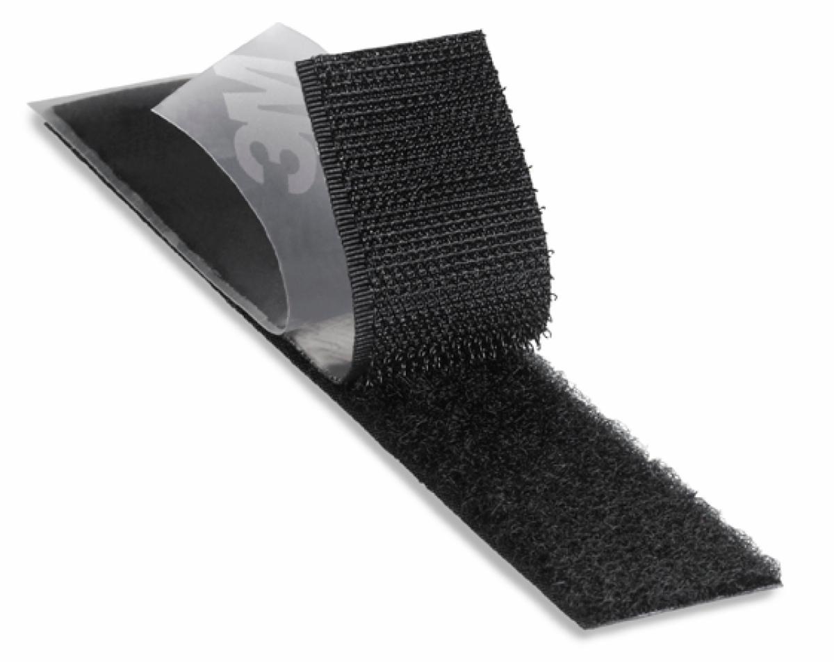 7000001962 3M Black Hook Tape, 1in x 50 yd