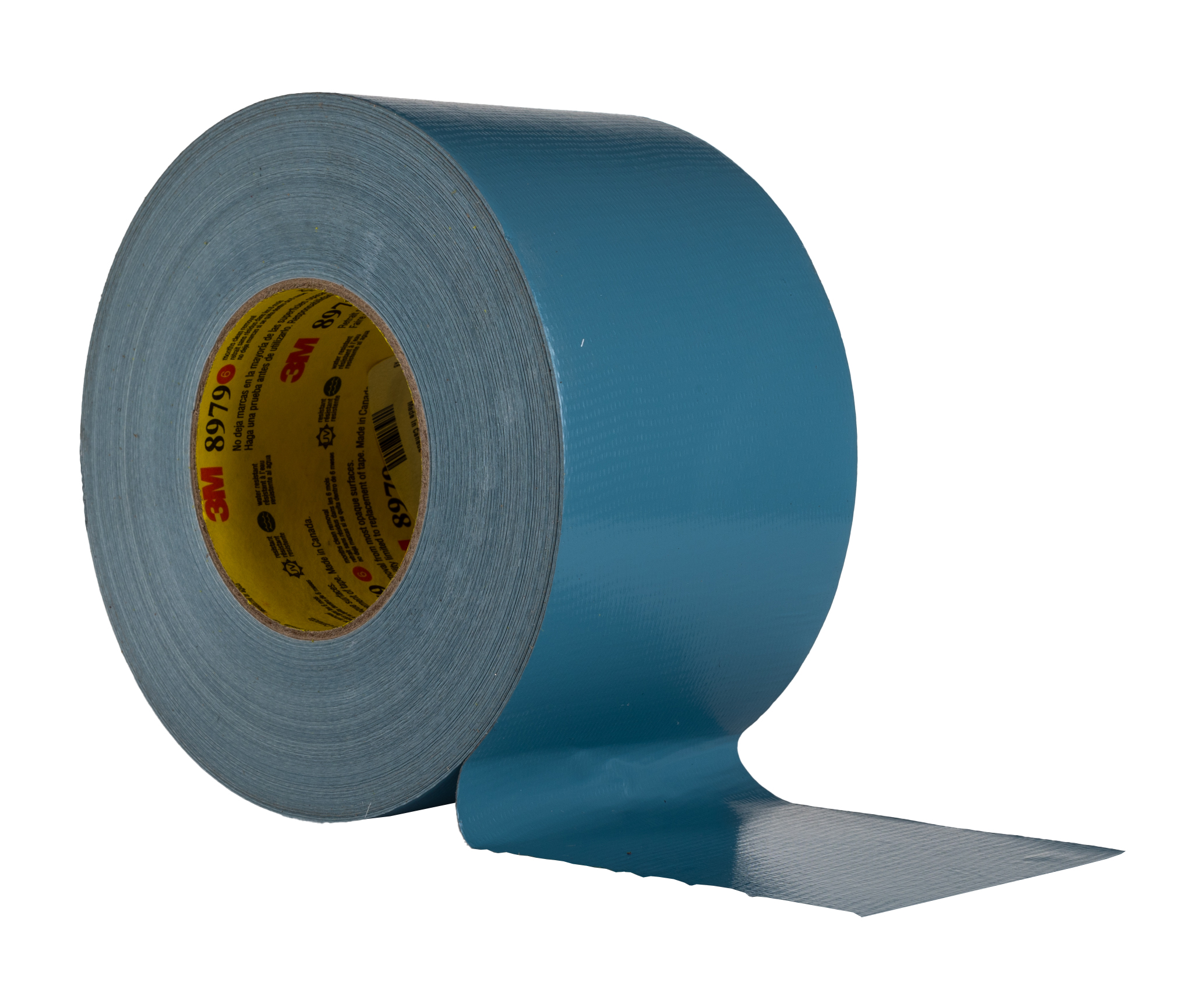 3M 0.33 mm, 3M Performance Plus Duct Tape 8979, 96 mm x 55 m, Blue Duct Tape, 54.8 mm x 96mm, Blue, Polyethylene Finish