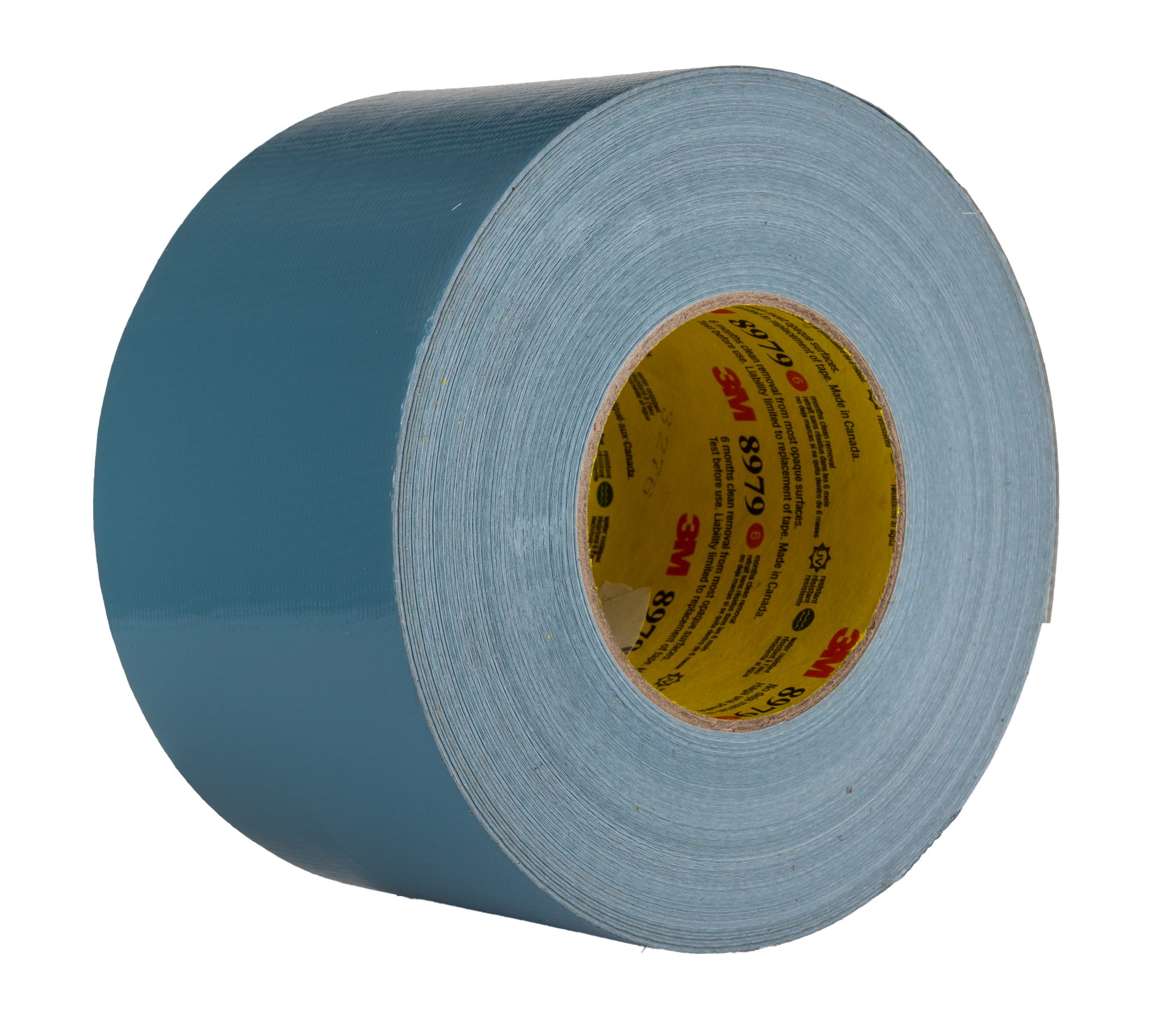 7000049207 3M 0.33 mm, 3M Performance Plus Duct Tape 8979, 96 mm x 55 m, Blue Duct Tape, 54.8 mm x 96mm, Blue, Polyethylene Finish