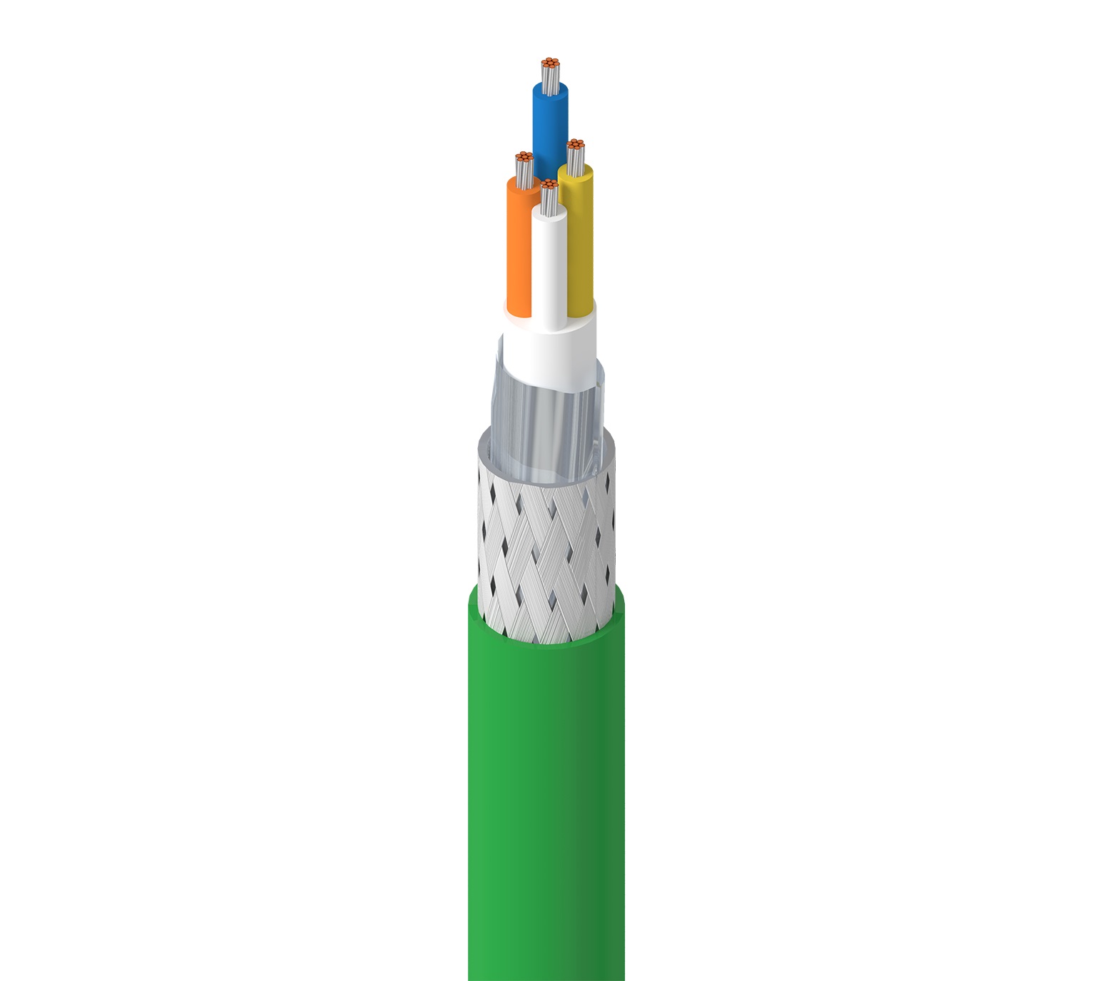70007e00305 Belden 70007E, 305 m Cat5e Ethernet Cable, Green Polyvinyl Chloride Sheath Screened, Shielded