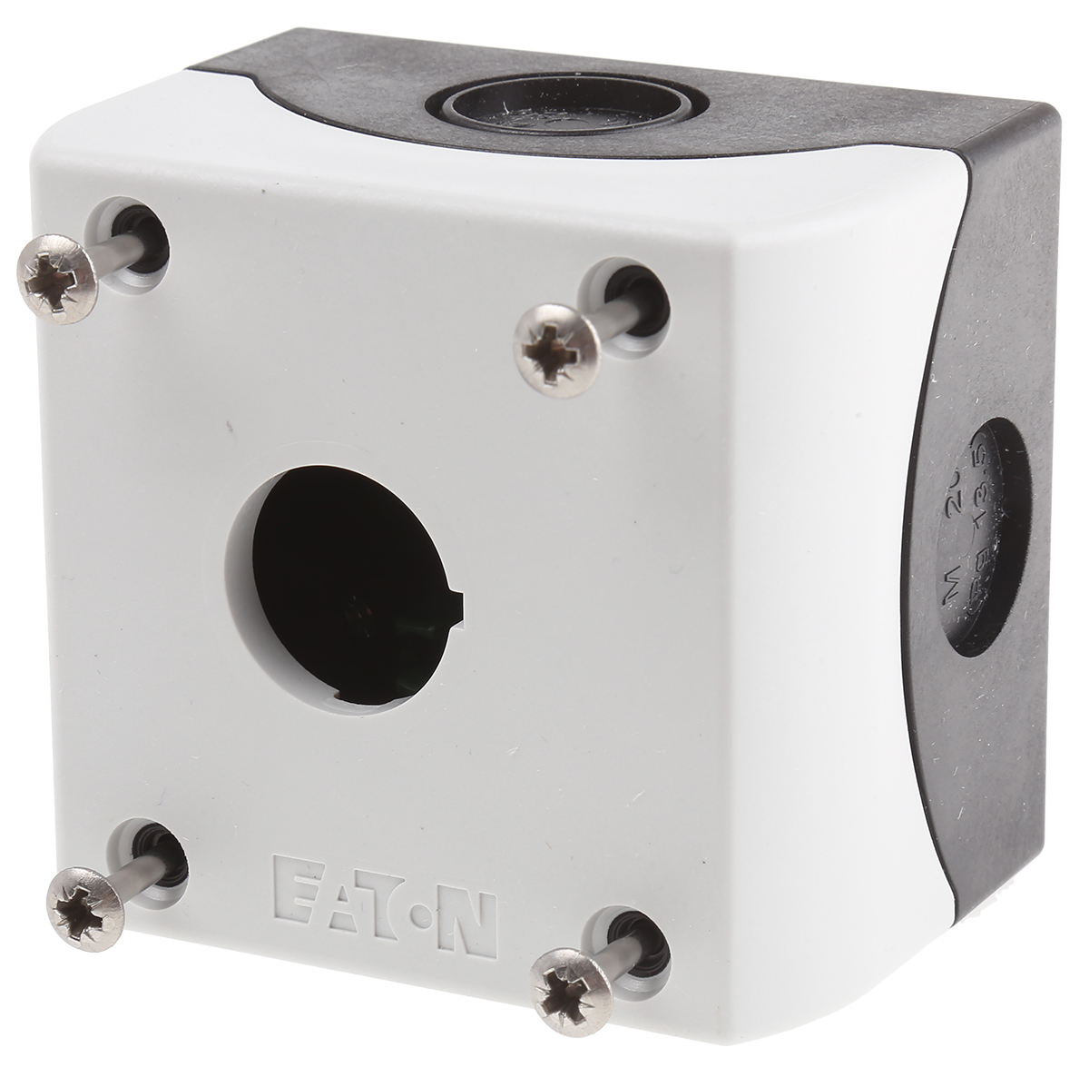 Eaton Grey Plastic M22 Control Station Enclosure - 1 Hole 22 mm Diameter