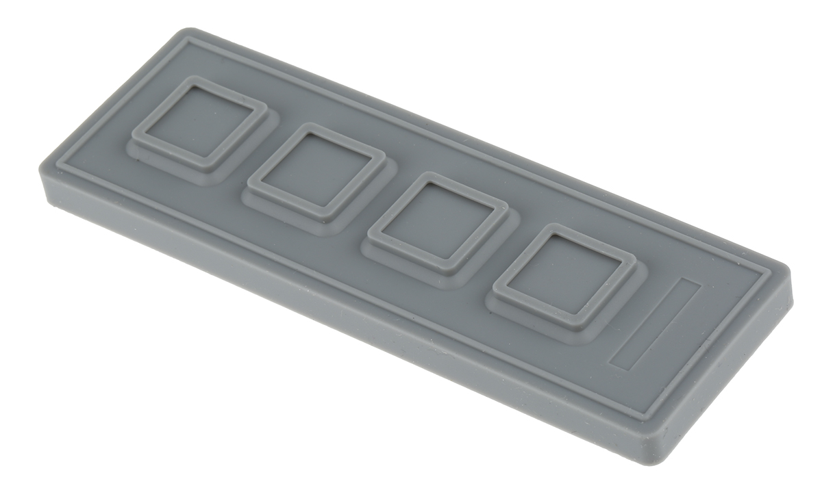 70040102 Storm IP67 4 Key Aluminium Keypad