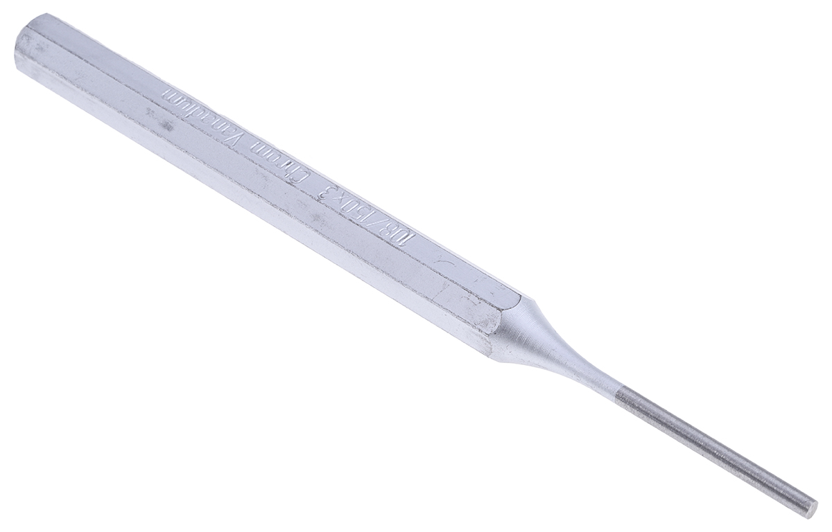 STAHLWILLE 1-Piece Punch, Parallel Pin Punch, 3mm Shank, 150 mm Overall