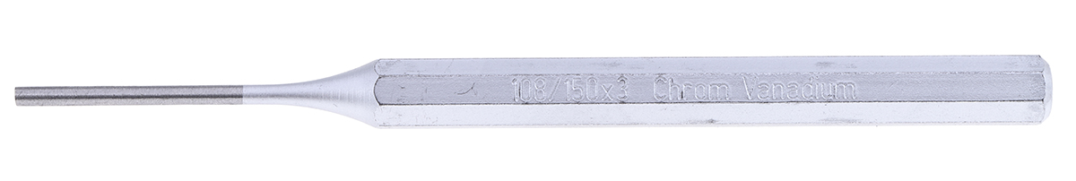70070002 STAHLWILLE 1-Piece Punch, Parallel Pin Punch, 3mm Shank, 150 mm Overall