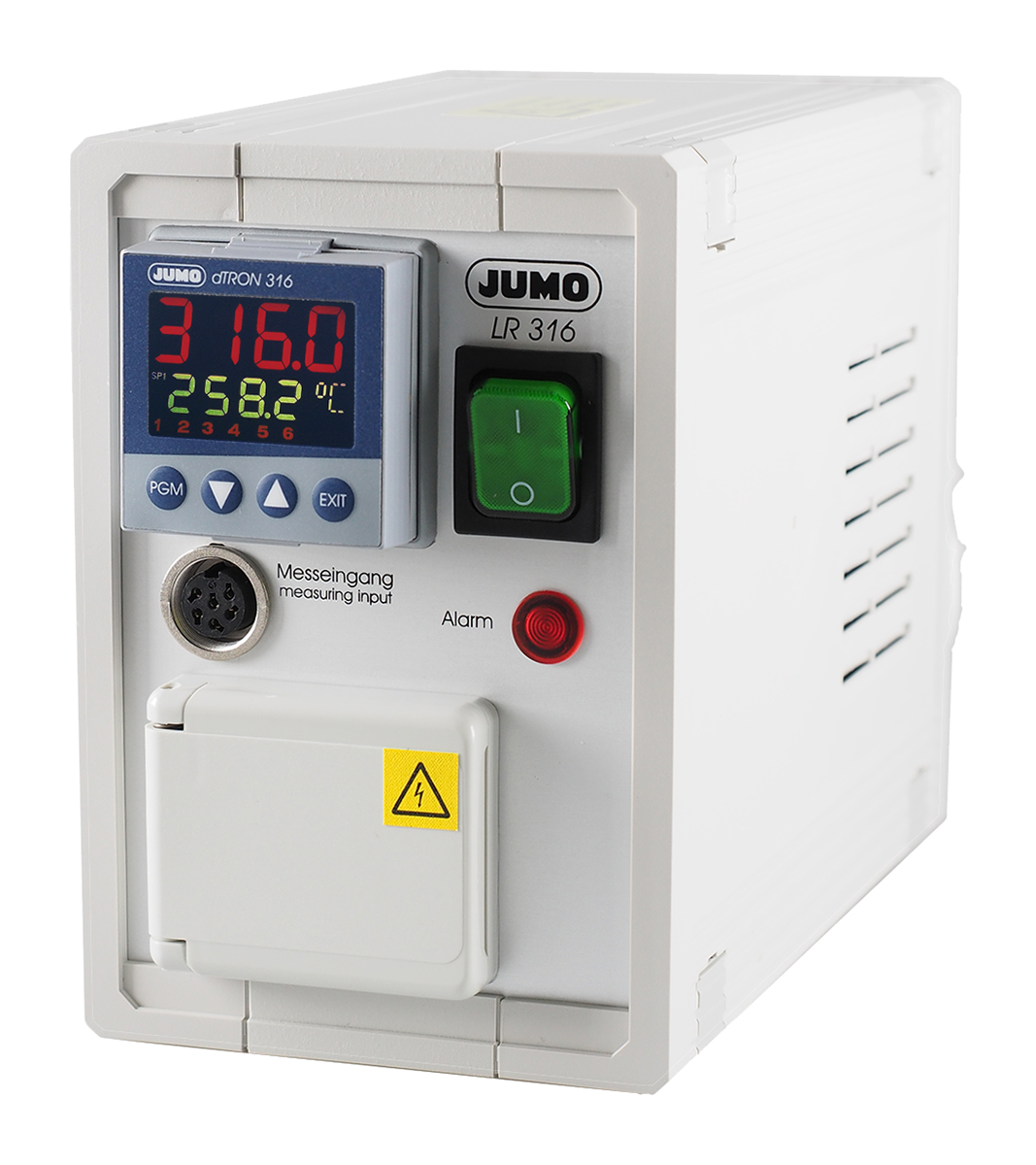 70070310-042-101-35000 Jumo dTRON 316 PID Temperature Controller, 3 Output 3 Relay 230V ac On-Off