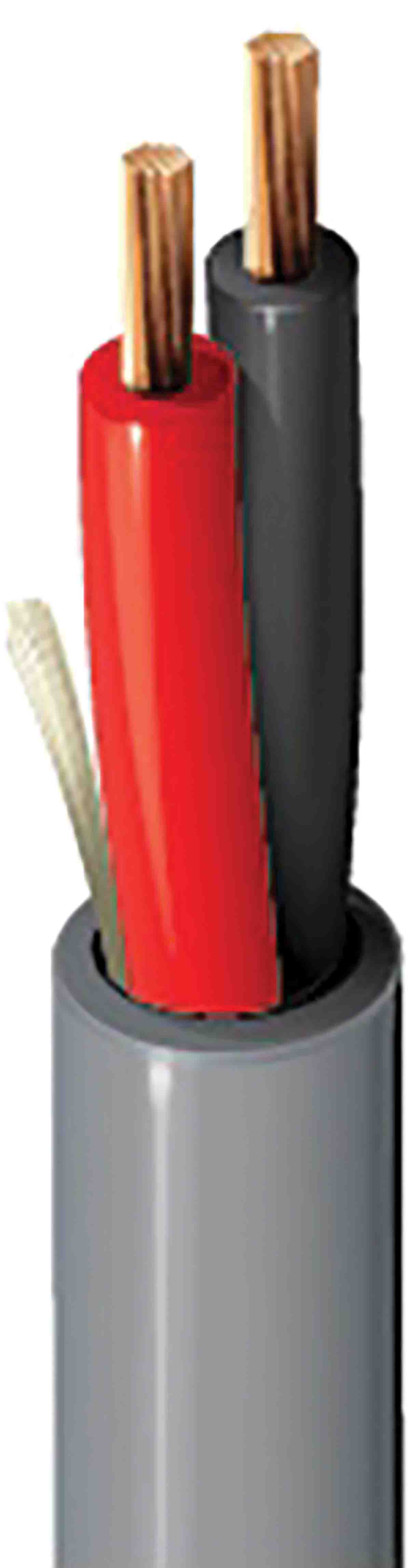 Belden 70086LW Series 2 Core Speaker Cable, 200 m, Black