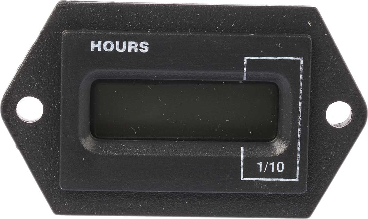 Curtis 700 Hour Meter, 6 Digit LCD 230V ac