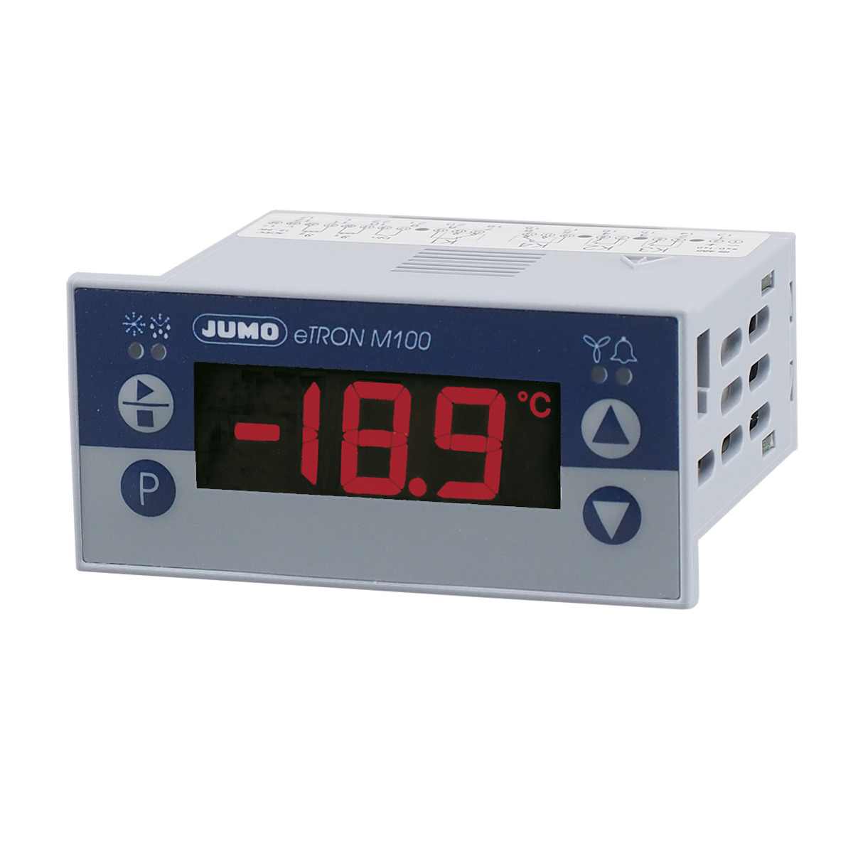 Jumo 701061 Panel Mount Controller 3 Input, 3 Output Relay 24V ac/dc Controller