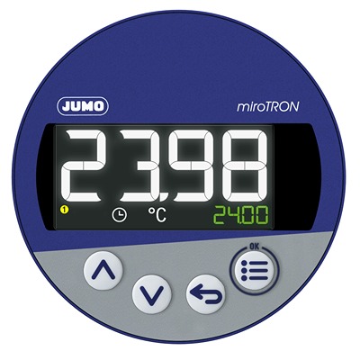 Jumo miroTRON Panel Mount Controller 2 Input, 1 Output Relay 230V ac Temperature Control, PID Controller