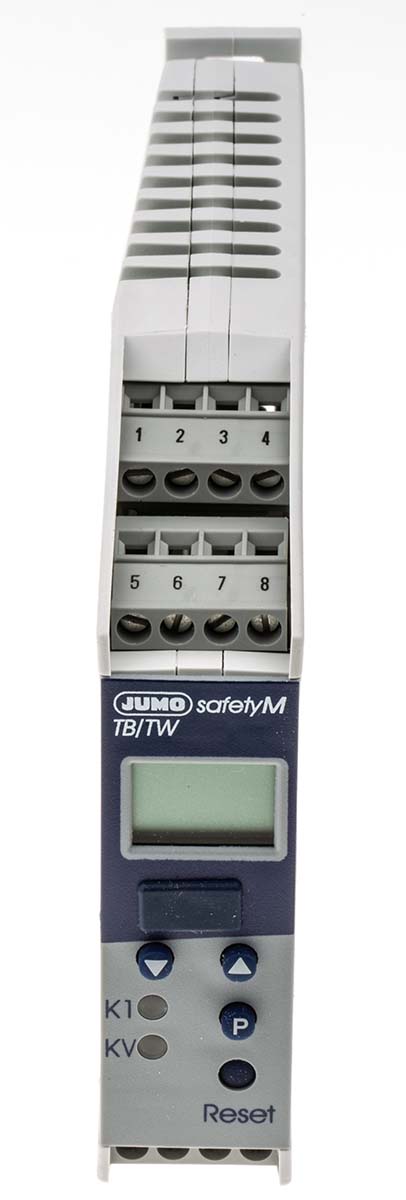 7011608-0153-001-25 Jumo safetyM TB/TW DIN Rail Temperature Limiter 1 Input, 2 Output 2 Relay 240V ac/dc On-Off