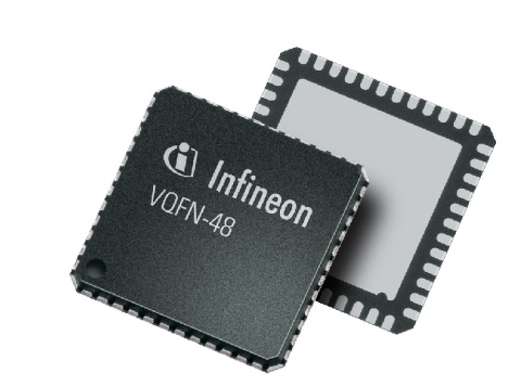 Infineon, 32 bit ARM Cortex M0, TLE9845 Microcontroller, 25 MHz, 48kB FLASH, 48-Pin VQFN
