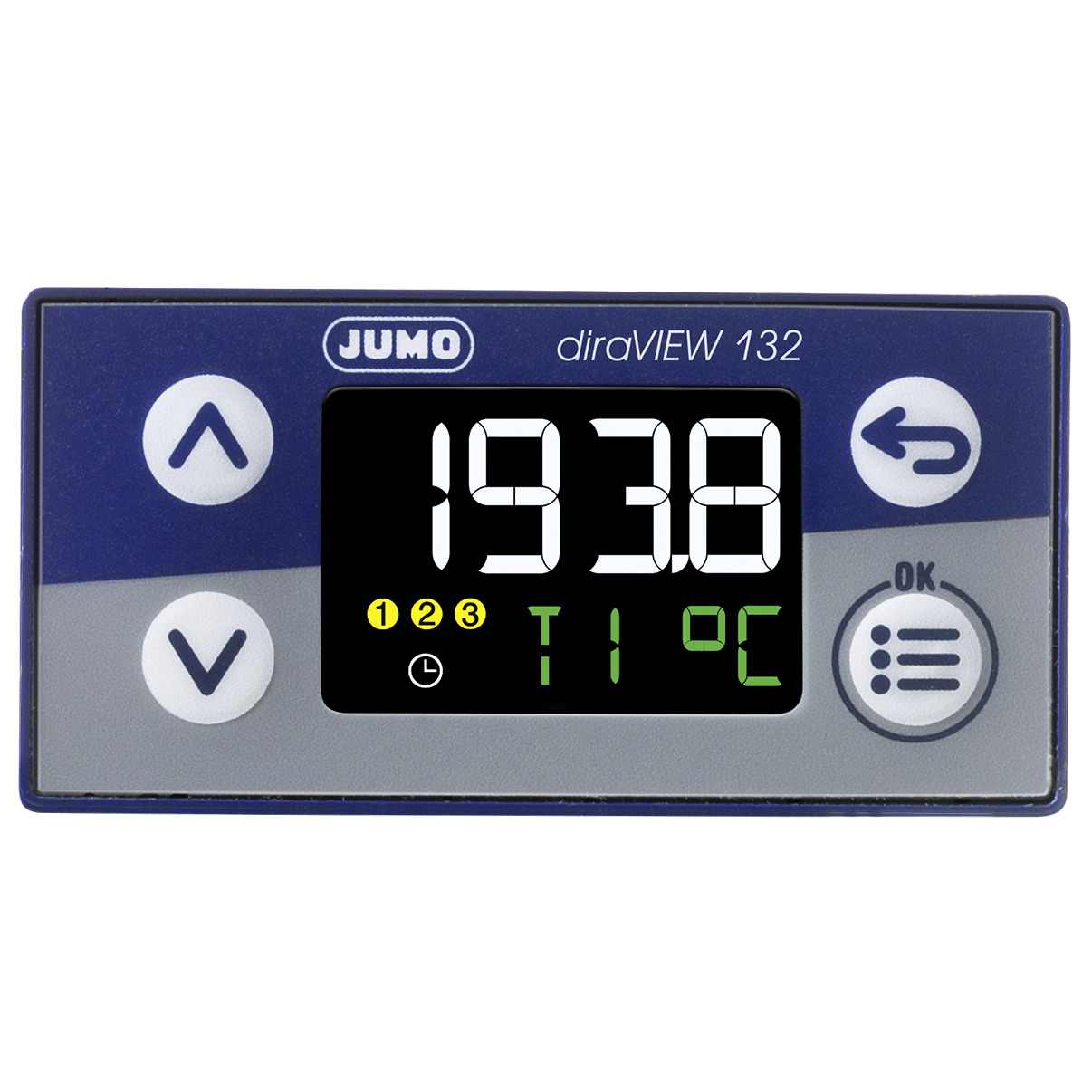 7015108-0000-25000 Jumo 701510 Panel Mount Digital Indicator 3 Input Relay 30V dc Controller