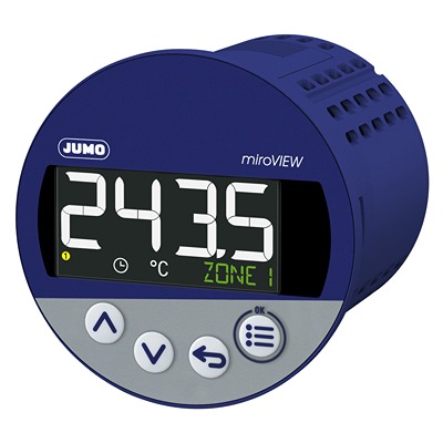 7015900-01-25-02 Jumo miroVIEW LCD Digital Panel Multifunction Meter for Temperature,  60.5 mm  x 68 mm