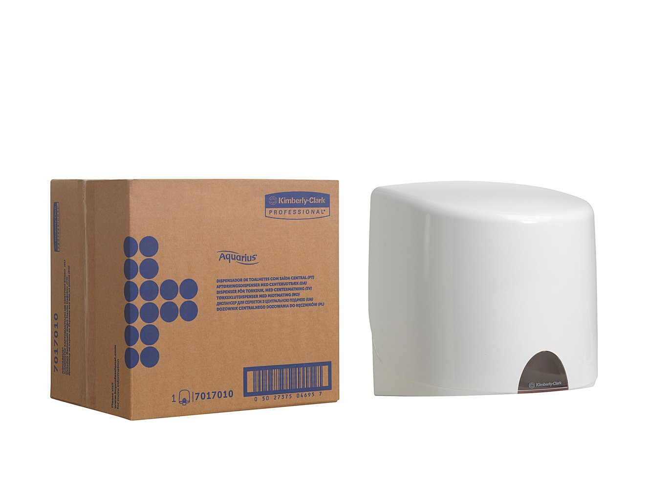 Aquarius Aquarius Paper Towel Dispenser Manual White, Wall Mounting