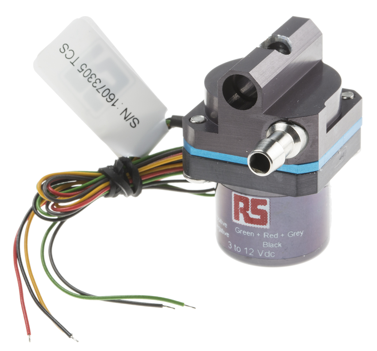 RS PRO 12V 345 mbar Direct Coupling Water Pump, 2000ml/min
