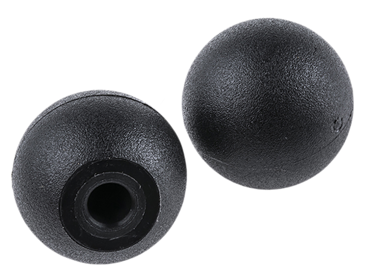 RS PRO Black Duroplast Ball Clamping Knob, Screw