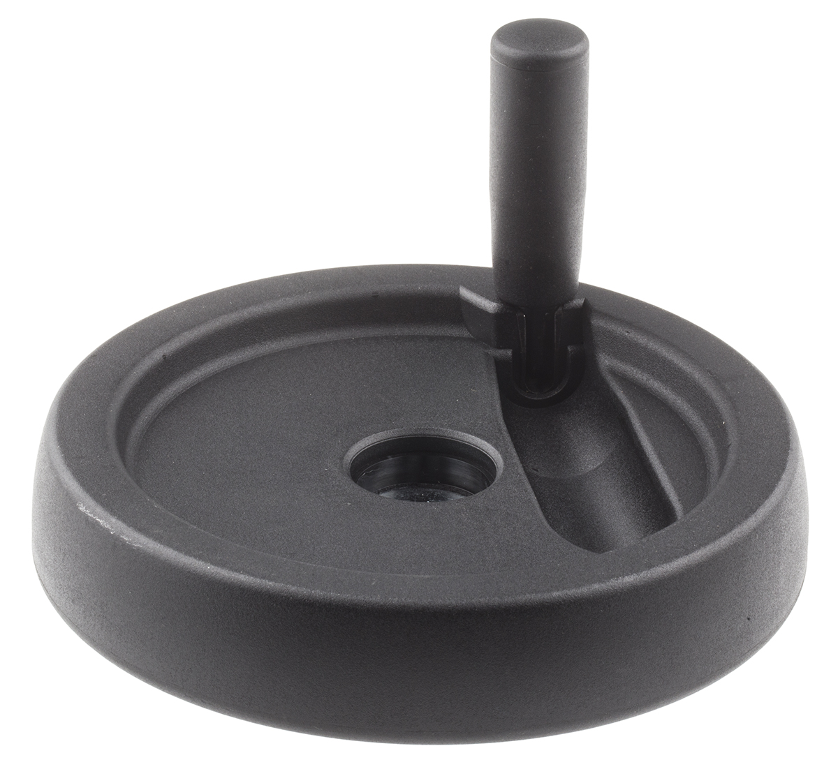 RS PRO Black Thermoplastic Hand Wheel, 150 mm diameter