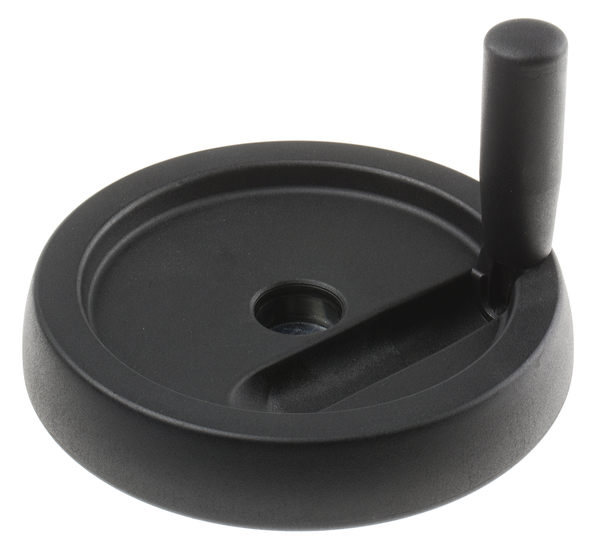 RS PRO Black Thermoplastic Hand Wheel, 175 mm diameter