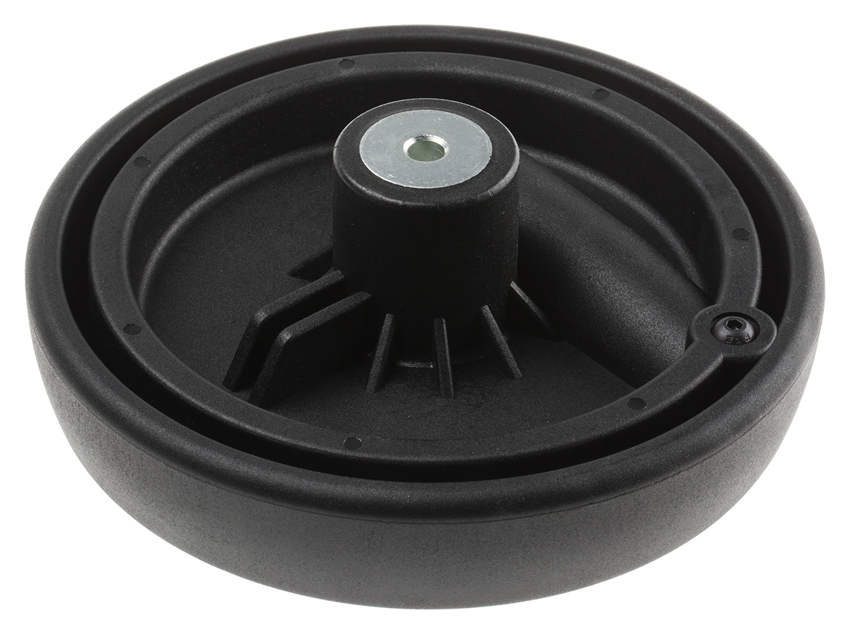 702-7850 RS PRO Black Thermoplastic Hand Wheel, 175 mm diameter