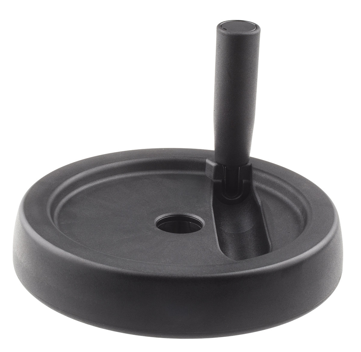RS PRO Black Thermoplastic Hand Wheel, 200 mm diameter