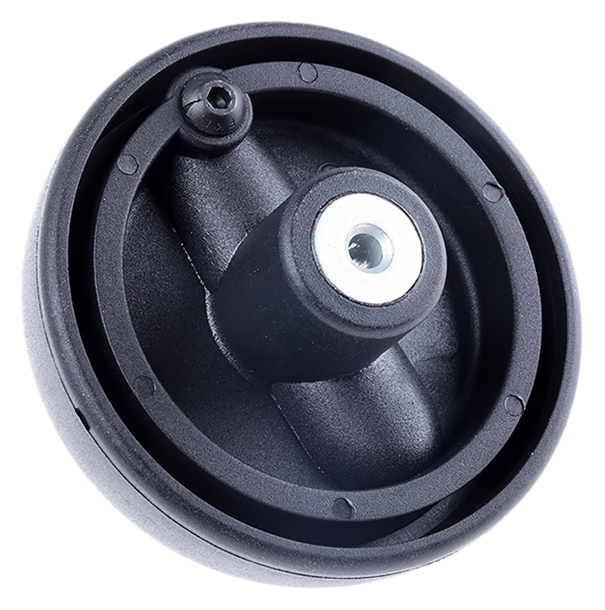 702-7857 RS PRO Black Nylon Hand Wheel, 80 mm diameter
