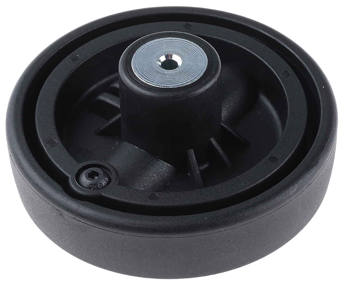 702-7866 RS PRO Black Nylon Hand Wheel, 100 mm diameter
