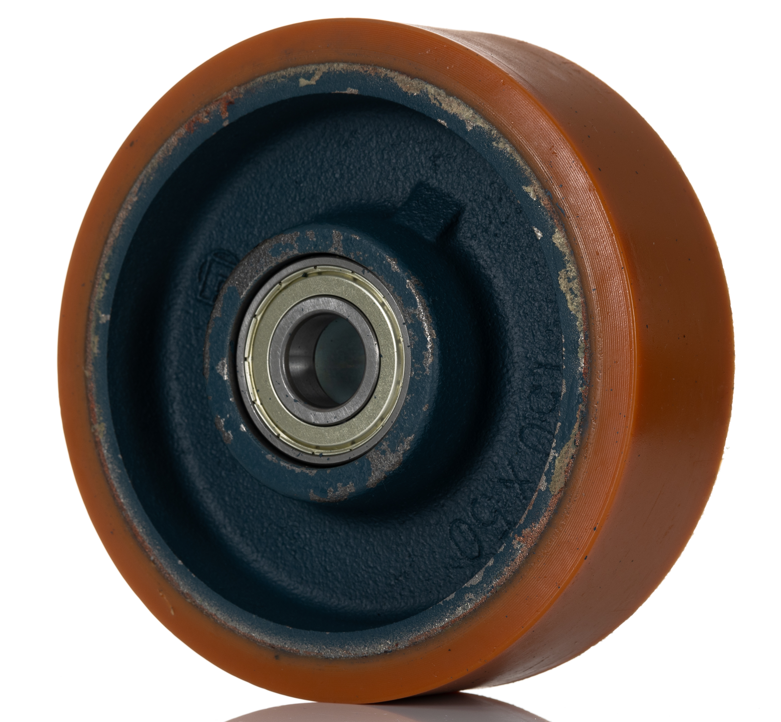 LAG Orange, Blue Polyurethane Trolley Wheel, 700 kg