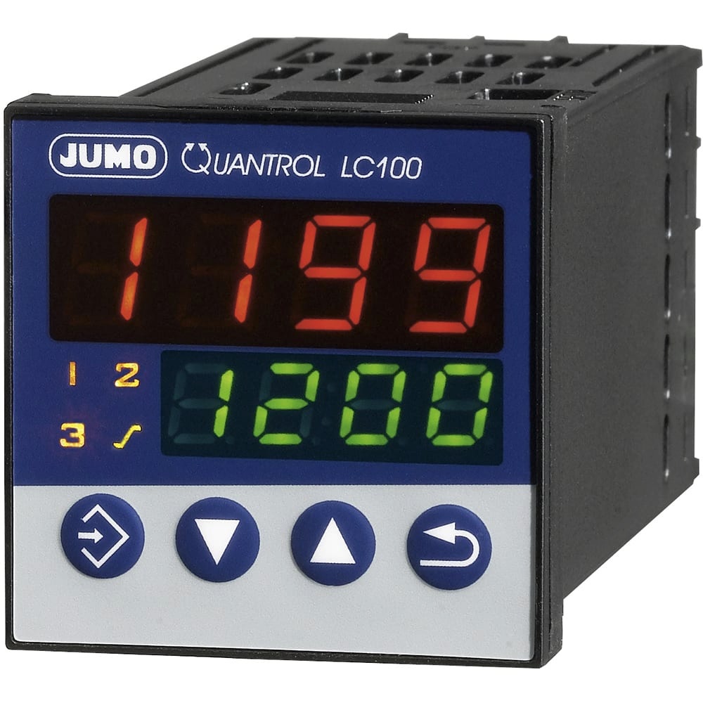 Jumo LC200 Panel PID Temperature Controller 1 Input, 2 Output Relay 240V PID Controller