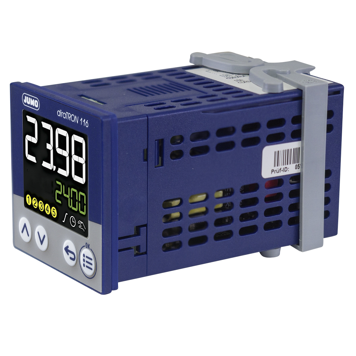 7021118-0000-23000 Jumo diraTRON Panel Mount PID Temperature Controller 3 Input, 3 Output 2 Relay 240V ac PID Controller