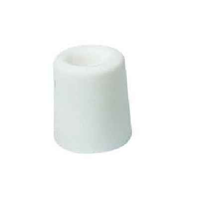 Guitel Hervieu White Rubber Door Stop, 30 mm Diameter, 25 mm Long