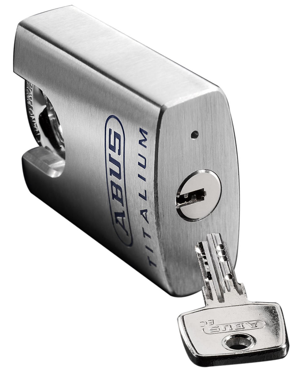 70267 ABUS Key Titanium Safety Padlock Weatherproof, 11 mm Shackle, 60 mm Body