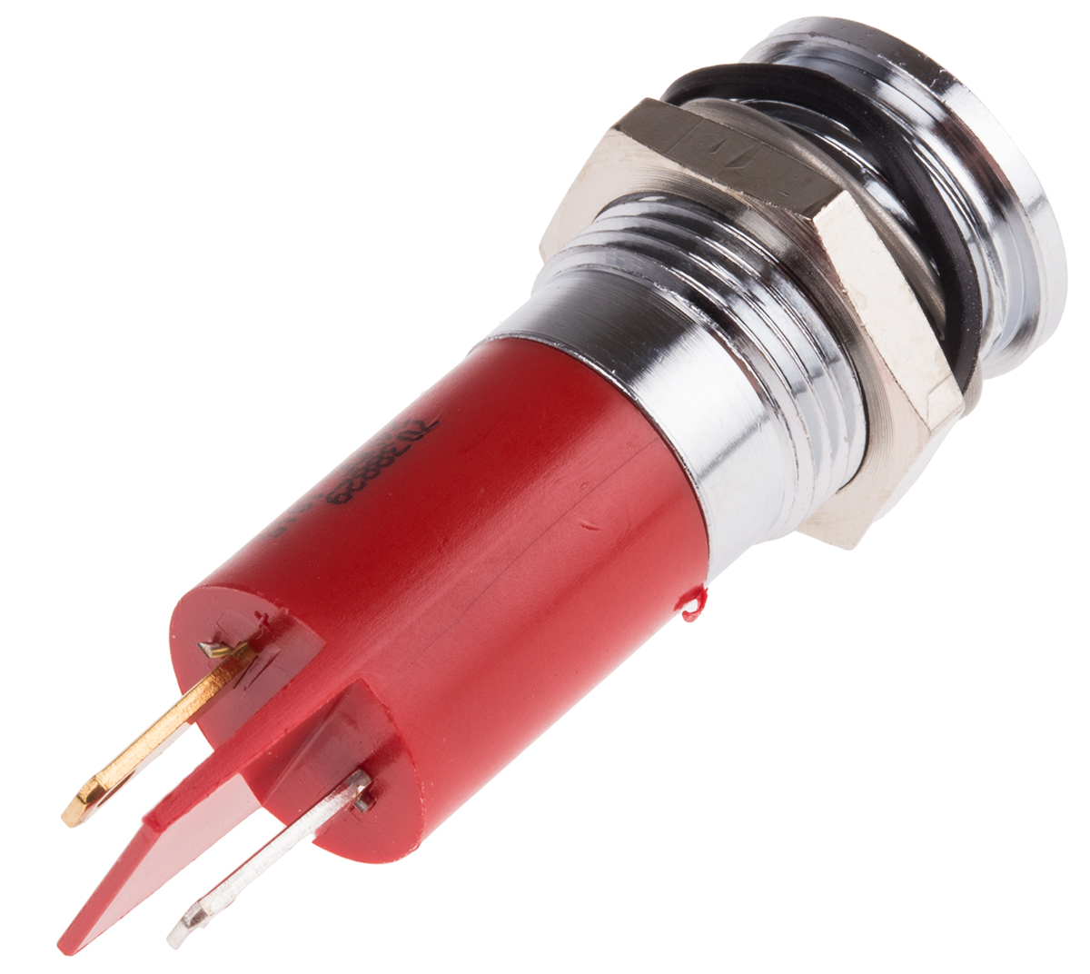 703-8829 RS PRO Red Panel Mount Indicator, 24V dc, Solder Tab Termination, IP67