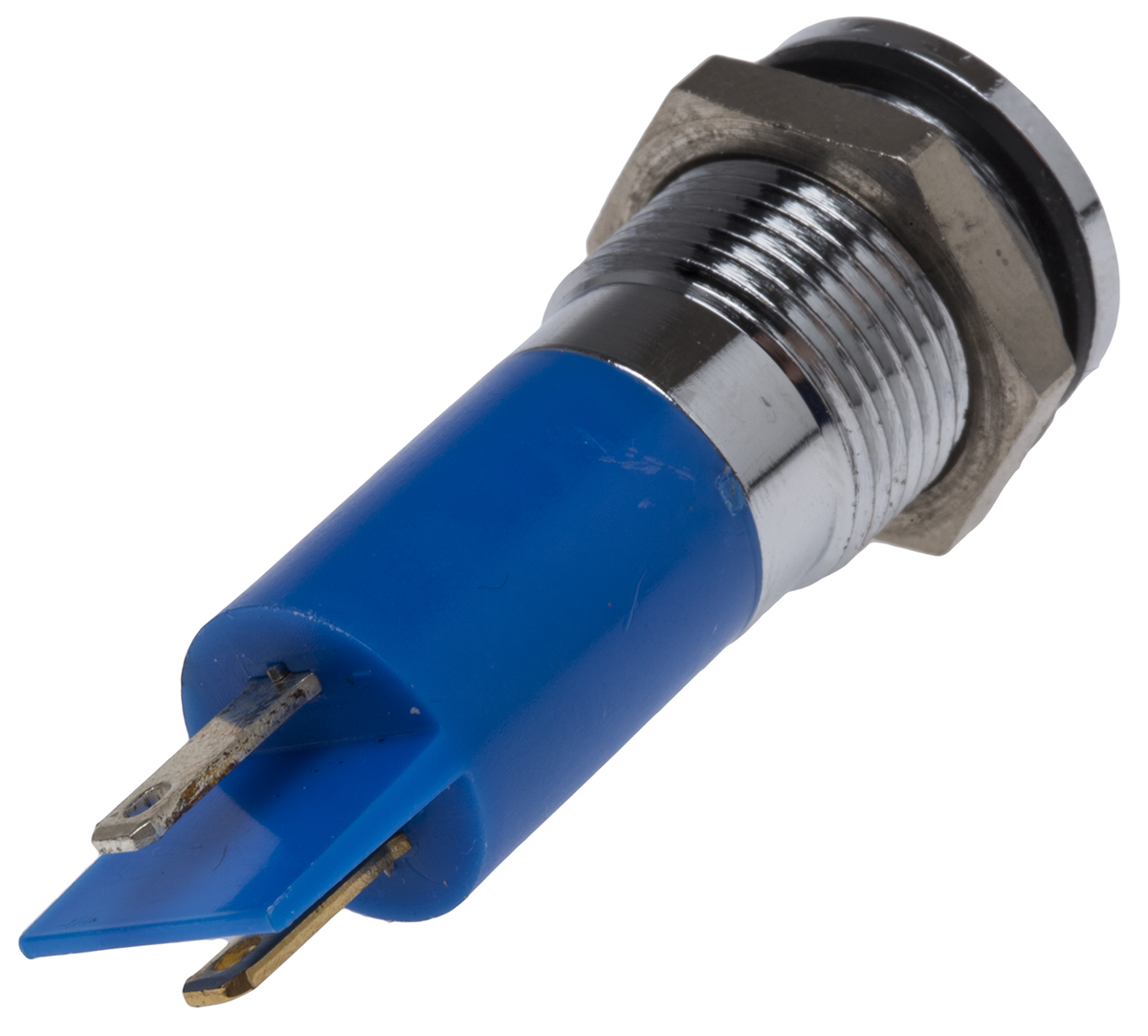703-8835 RS PRO Blue Panel Mount Indicator, 24V dc, Solder Tab Termination, IP67