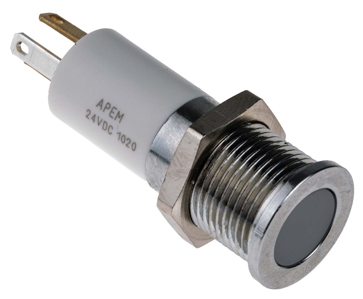 RS PRO Panel Mount Indicator, 24V dc, Solder Tab Termination, IP67