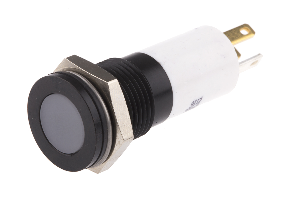 RS PRO Panel Mount Indicator, 24V dc, Solder Tab Termination, IP67