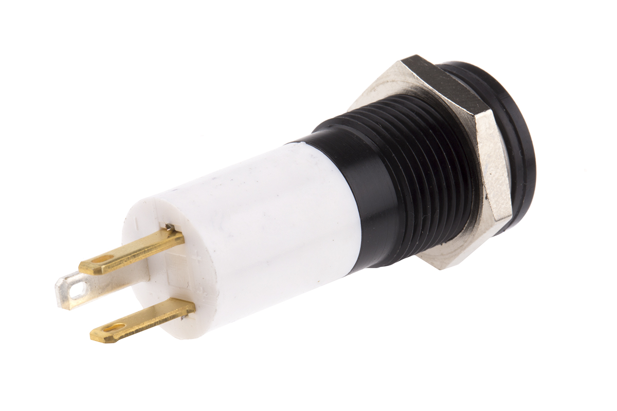 703-8923 RS PRO Panel Mount Indicator, 24V dc, Solder Tab Termination, IP67