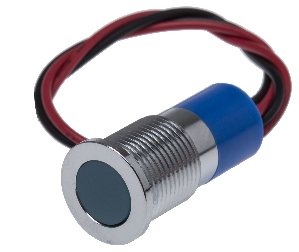 RS PRO Blue Panel Mount Indicator, 24V dc, Lead Wire Termination, IP67