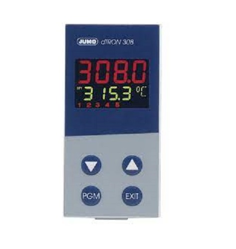 Jumo JUMO dTRON 308 Surface Controller 3 Input, 4 Output Relay 240V
