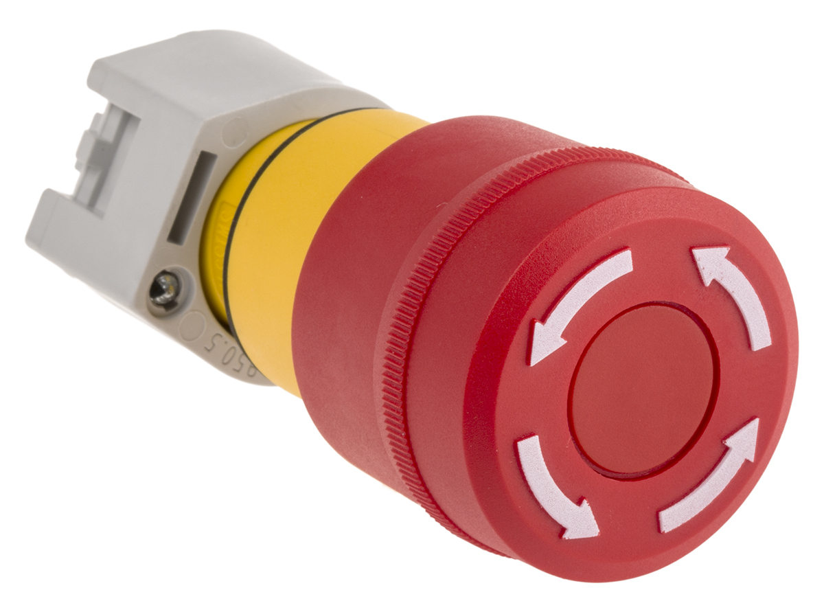 EAO, Twist Release, Emergency Stop Push Button Head 37 mm Diameter