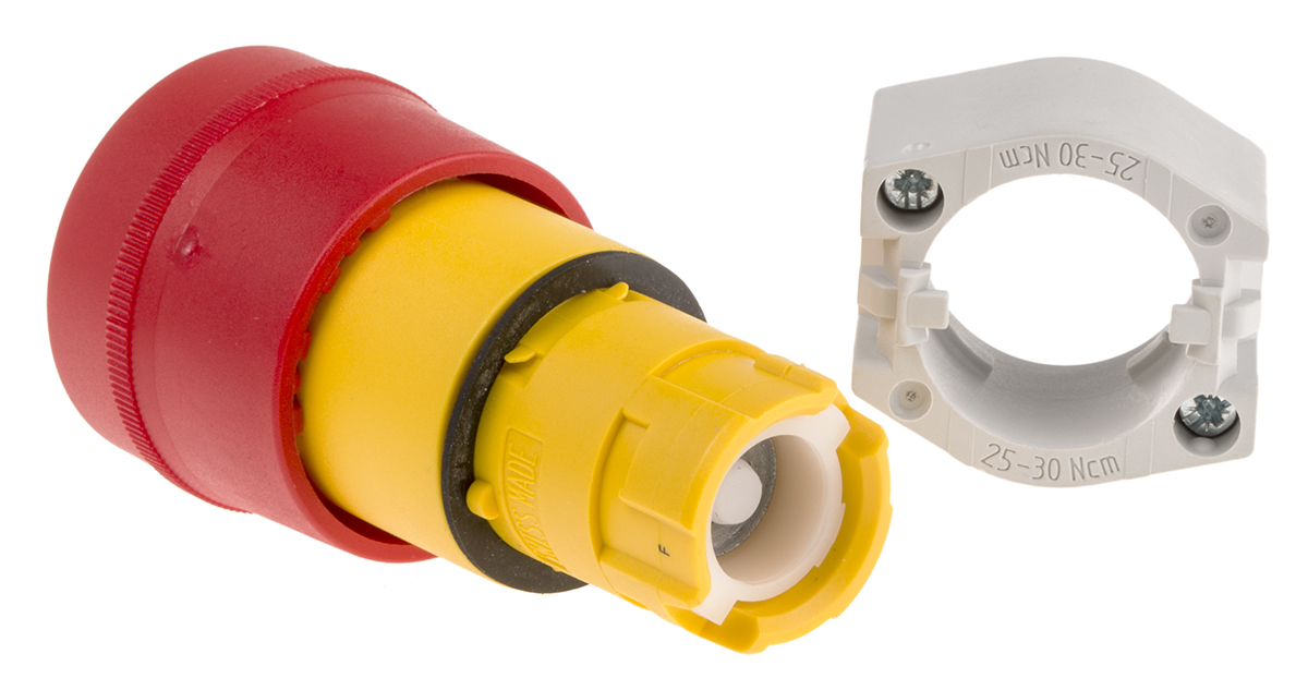 7040642 EAO, Twist Release, Emergency Stop Push Button Head 37 mm Diameter