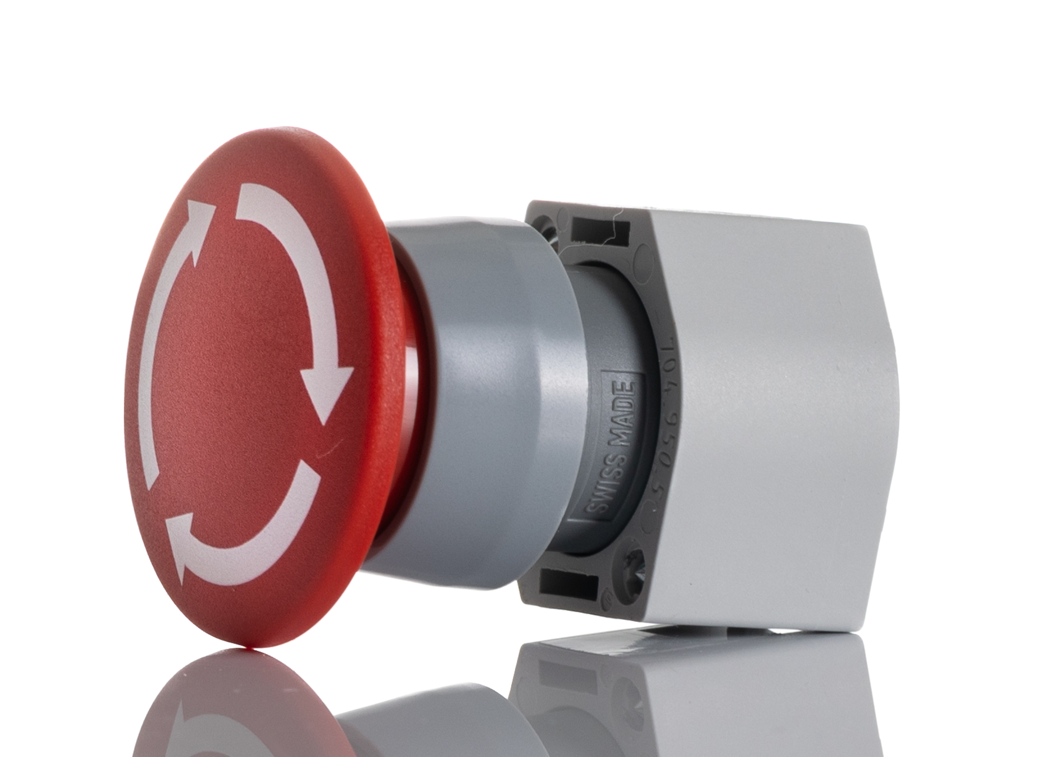 7040742 EAO Twist Release Emergency Stop Push Button, Front, 22.5 mm Cutout, IP65