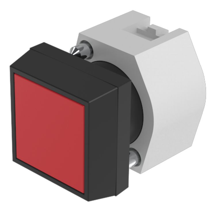 EAO Black Push Button Actuator