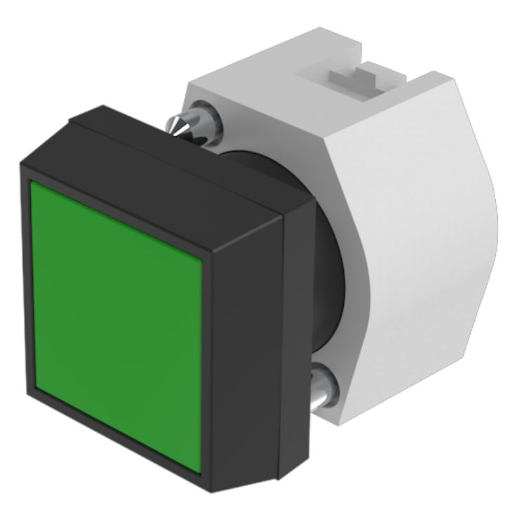 EAO Black Push Button Actuator