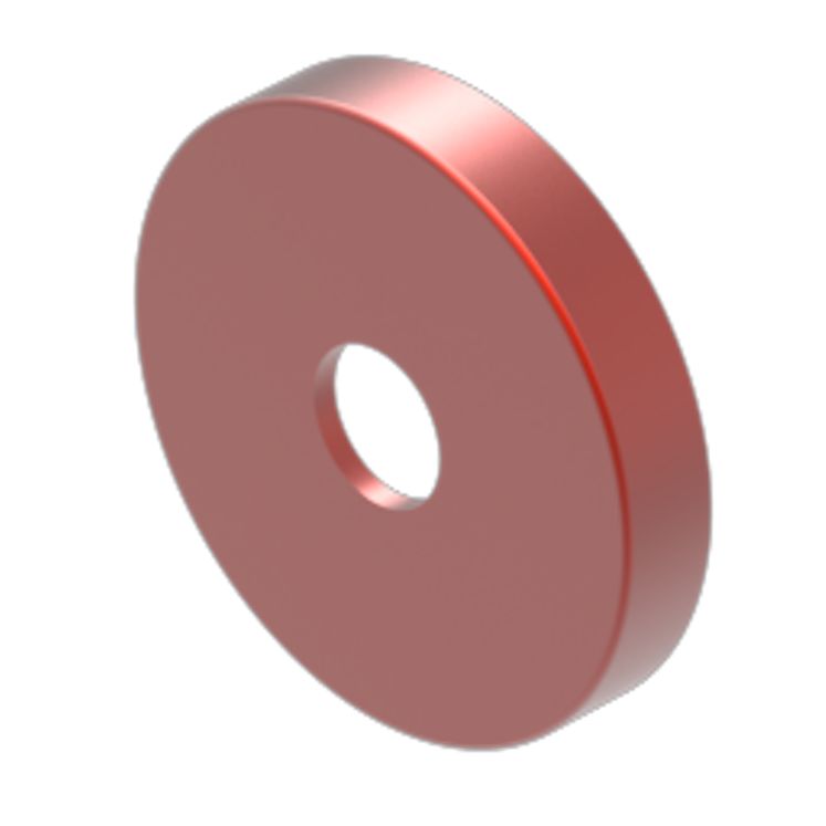 EAO Indicator Lens Round Style, Red, 23.7 mm diameter