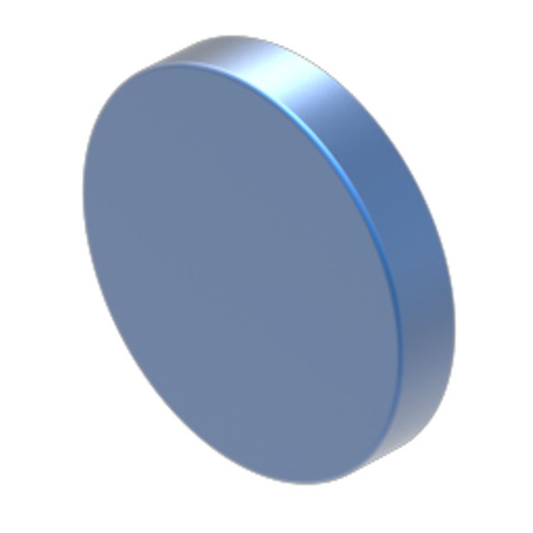 EAO Indicator Lens Round Style, Blue, 23.7 mm diameter