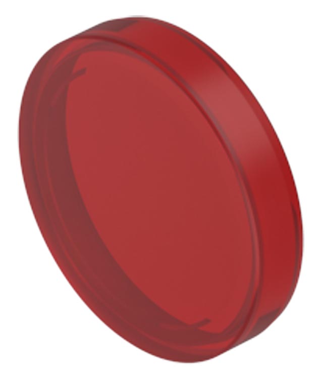 7046022 EAO Red Round Push Button Indicator Lens for Use with 04 Series Push Buttons