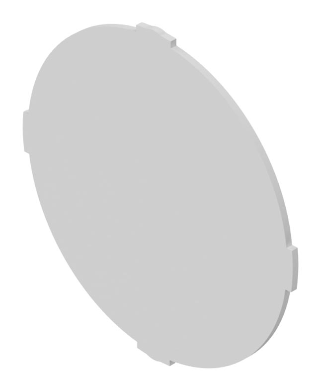 7046099 EAO Round Flat Push Button Indicator Lens for Use with 04 Series Push Button