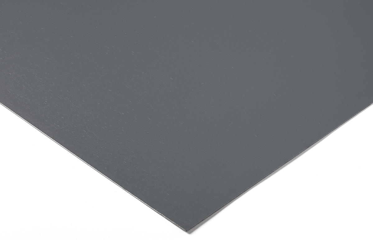 RS PRO Grey Plastic Plastic Sheet, 1000 mm x 1000mm x 15 mm