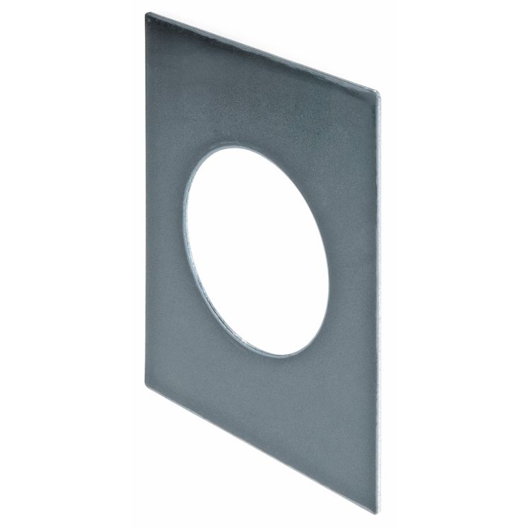 EAOLegend for Use with Push Button Labels, Pre-printed "Aluminium, Black, Adhesive, 48 mm x 60 mm, Anodised